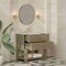 James Martin Vanities Lucian 36" Single Vanity, Pebble Oak, w/ 3 CM Siberian Silestone Widespread Top D704-V36-PBO-WSFR - alternate 5