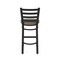 Holland Bar Stool Co 25" Stationary Counter Stool, Black Wrinkle, Graph Cork Seat 40025BW017 - alternate 8