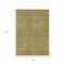 Homeroots 8' X 10' Sage And Gold Striped Washable Indoor Outdoor Area Rug 615635 - alternate 8