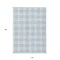 Homeroots 10' X 14' Sky Blue And Gray Plaid Washable Indoor Outdoor Area Rug 595438 - alternate 9