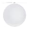 Smarty Had A Party White w/Silver Rim Organic Round Plastic Dinnerware Set (120 Dinner Plates+120 Salad Plates), 240PK 930WHSVP-CASE - alternate 10