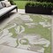 Homeroots 5' X 8' Olive Green Taupe And Beige Floral Washable Indoor Outdoor Area Rug 589561 - alternate 1