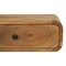 Homeroots 18" Oak Solid Wood Oval One Drawer Floating Nightstand 653834 - alternate 9