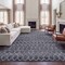 Jonathan Y Leila Moroccan Diamond Trellis Non-Slip Machine-Washable Gray/Ivory 8 ft. x 10 ft. Area Rug CMR101C-8 - alternate 8