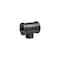 Southland 1 In. x 1 In. x 1/2 In. Reducing Malleable Black Iron Tee 520-753HN - alternate 1