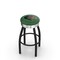 Holland Bar Stool Co 30" Blk Wrinkle UAB Swivel Bar Stool, Chrome Ring L8B3C30AlaBir - alternate 1