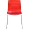 Leisuremod Astor Plastic Dining Chair with White Steel Base in Transparent Red, 4PK ACW-20TR4 - alternate 10