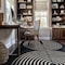 World Rug Gallery Contemporary Arch Design Area Rug 5 ft x 7 ft Black WR94BLACK5X7 - alternate 8