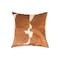 Homeroots Set of Two 18" Brown and White Cowhide Cowhide Throw Pillows, 2PK 544601 - alternate 6