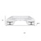 Homeroots White Italian Leather Power Reclining U Shaped Eight Piece Corner Sectional 634679 - alternate 9
