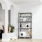 Factory 2U Wire Shelving Unit, 14inD x 30inW x 60inH, 5 Shelves, Medium Duty 250 lbs Per Shelf, Black 803973 - alternate 6
