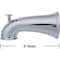 Danco 6'' Chrome Bathtub Spout with Diverter 10315 - alternate 7