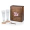 Picnic Time Family Of Brands New York Giants - Pilsner Beer Glass Gift Set, (Acacia Wood) 602-06-512-217-2 - alternate 1