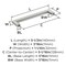 Amerock Revolve 5-1/16 inch (128mm) Center-to-Center Satin Nickel Cabinet Pull, 10PK 10VMP36853G10 - alternate 5