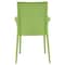 Leisuremod Weave Mace Indoor/Outdoor Arm Chair, Green, 2PK MCA19G2 - alternate 7