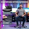 Yssoa Ergonomic Gaming Chair with Adjustable PU Leather Seat, Flip-Up Armrests, and Swivel Design, Perfec 3A88FNCHARGAMEGRY - alternate 6