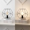 Jonathan Y James 10" MidCentury Glam Metal/Marble Geometric LED Table Lamp, Black/White JYL1047C - alternate 6