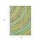 Homeroots 8' X 10' Green Peach And Gold Abstract Washable Indoor Outdoor Area Rug 631242 - alternate 6