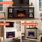Edendirect 50-in W Black Wall mount LED Wall-mount Electric Fireplace with Remote Control Included ZR-EF50T - alternate 9