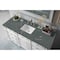 James Martin Vanities Bristol 60'' S Vanity, Bright White w/ Parisien Bleu Silestone Top w/FreePower Wireless Charger 157-V60S-BW-FPBL - alternate 9