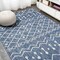 Jonathan Y Nokat Tribal Bohemian Blue/Ivory 5 ft. x 8 ft. Indoor/Outdoor Area Rug SMB131C-5 - alternate 8