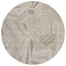 Homeroots 8' Beige Brown And Ivory Round Geometric Washable Indoor Outdoor Area Rug 594751 - alternate 7