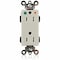 Leviton Straight Blade Receptacle, 5-15R, 15 A, 125V AC, Isolated Ground MDT82-IGT - alternate 1