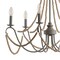 Jonathan Y Rustica 6-Light 27" Adjustable Greige Metal/Wood Bead LED Chandelier, Grey/Natural JYL9060A - alternate 12