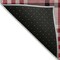 Homeroots 8' Red Black And Ivory Round Plaid Washable Indoor Outdoor Area Rug 601514 - alternate 8