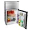 Megachef 3.2 Cubic Feet 2 Door Refrigerator/Freezer in Stainless Steel MCR-D89 - alternate 1
