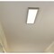 Afx Lugano, LED Flush Mount, 12"D x 24"W, Satin Nickel LGNL2412LAJD4SN - alternate 3