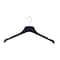 Nahanco 17in Black Equinox Acrylic Shirt Hanger w/Brushed Chrome Hardware, 12PK 9201750HU - alternate 1