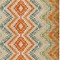 Homeroots 10' X 14' Beige Orange And Red Geometric Washable Indoor Outdoor Area Rug 581526 - alternate 9