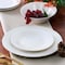 Gibson Home Everyday 12 Piece Round Fine Ceramic Dinnerware Set in White 118504.12R - alternate 4