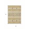Homeroots 5' X 8' Gold Taupe And Beige Southwestern Washable Indoor Outdoor Area Rug 613904 - alternate 8