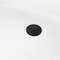 Kingston Brass 72" Acrylic Oval Single Slipper Freestanding Tub with Drain, Glossy White/Matte Black VTRS723228C310 - alternate 6