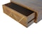 Homeroots 18" Brown Solid Wood One Drawer Floating Nightstand 651767 - alternate 9