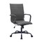 Leisuremod Harris High-Back Faux Leather Swivel Office Chair, Iron Frame HOTBL19GRL - alternate 1