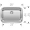 Blanco Stellar Medium Single Bowl 441025 - alternate 3