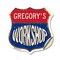Signmission Gregory's Workshop, 18 Inch X 18 Inch, Vinyl Decal SHI-D-18-489-GREGORY - alternate 1
