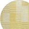 Homeroots 8' Gold Wheat And Ivory Round Striped Washable Indoor Outdoor Area Rug 581649 - alternate 7