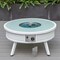 Leisuremod Walbrooke White Patio Conversation, Round Fire Pit with Slats Design & Tank Holder, Charcoal WWS-29-24-57-31-CH - alternate 10