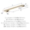 Amerock Cityscape 6-5/16 inch (160mm) Center-to-Center Champagne Bronze Cabinet Pull, 25PK 25VMP37133CZ - alternate 4