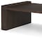Homeroots 48" Dark Brown Solid Wood Sled Coffee Table 603249 - alternate 8