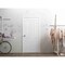 Vdomdoors Sliding Closet Bi-fold Doors, Mela 7001 White Silk, Sturdy Tracks Moldings Trims Hardware Set, Wood MELA7001BF-WS-72 x 96 (2* 36x96) - alternate 5