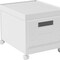 Homeroots 13" White Plastic Filing Cabinet 723063 - alternate 6