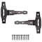 Prosource T-Hinge, Steel, Black, Loose Pin Pin, 180 deg Range of Motion, 55 Pair lb 33147PKB-PS - alternate 1