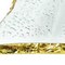 Homeroots 18 Mouth Blown Rectangular Edge Gold Leaf Serving Platter Or Tray 375748 - alternate 5