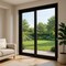 Vdomdoors Patio Exterior Metal-Plastic Sliding Doors / Patio 8177 Matte Black 72" x 80" Right active door / T PATIO8177BLK-7280-LH - alternate 1