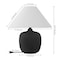 Jonathan Y Delphi 18.25" Minimalist Scandinavian Resin/Iron LED Table Lamp, Matte Black, 2PK JYL5600A-SET2 - alternate 8